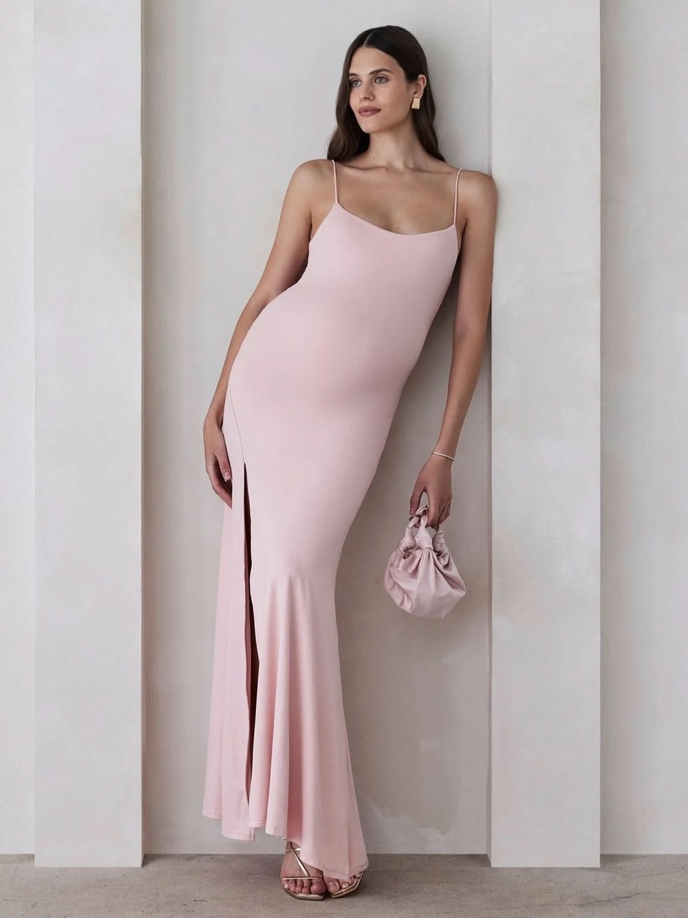 Bumpsuit The Rosie Maternity Dress in dusty pink